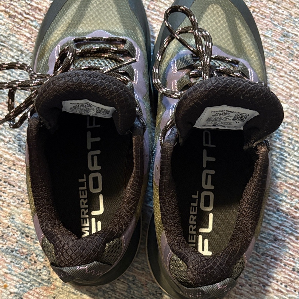 Merrell Float Pro Black and Gray Trail Shoes